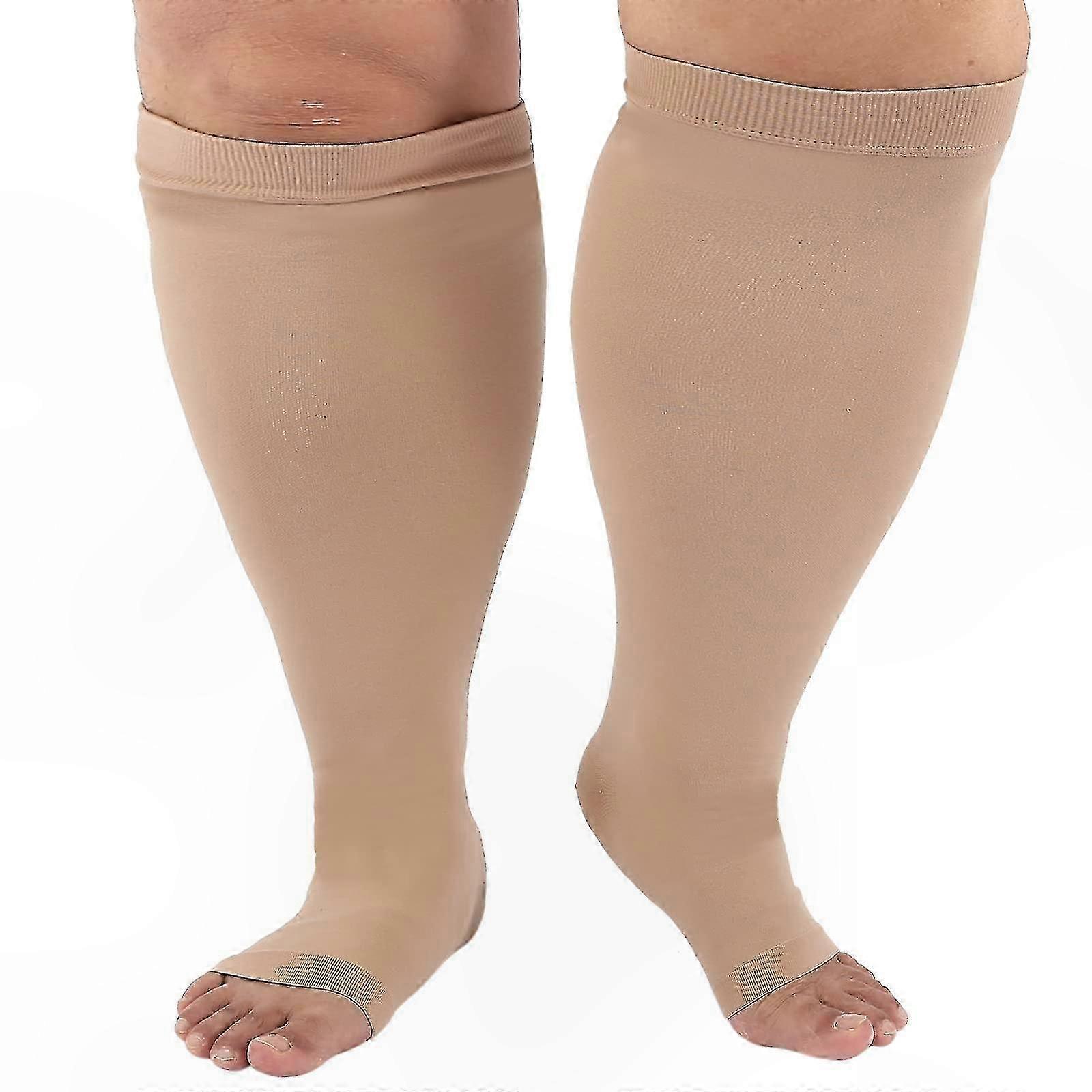 Compression Socks for Men and Women, Wide Calf Knee-High Support stockings