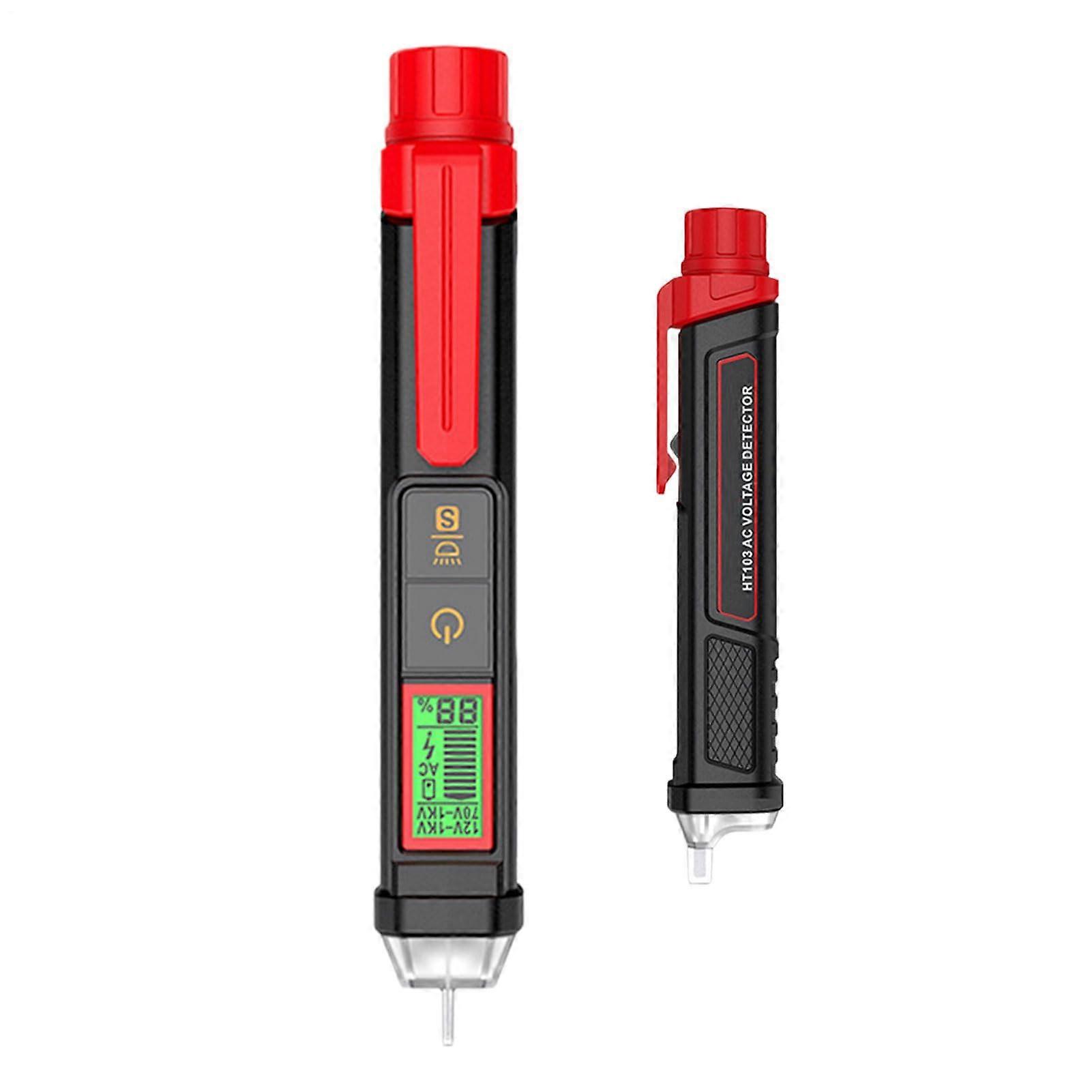 Dual-Range Non-Contact Voltage Tester Pen With LCD Display, High-Precision Outlet Tester, Wire Breakpoint Finder