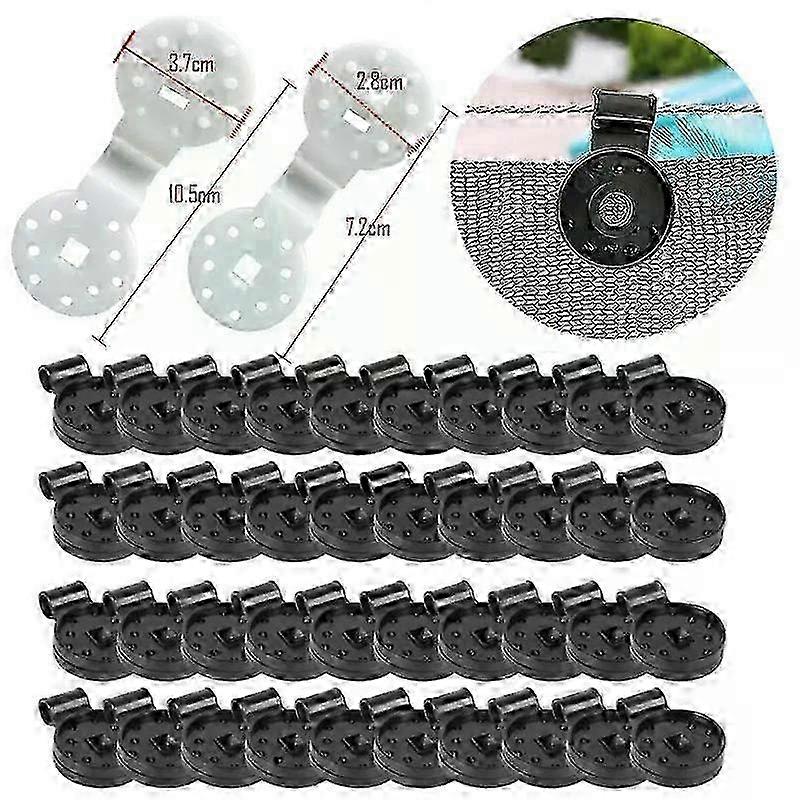 10-100pcs Sun Shade Net Clip Sunshade Net Fixing Clip Greenhouse Sh...