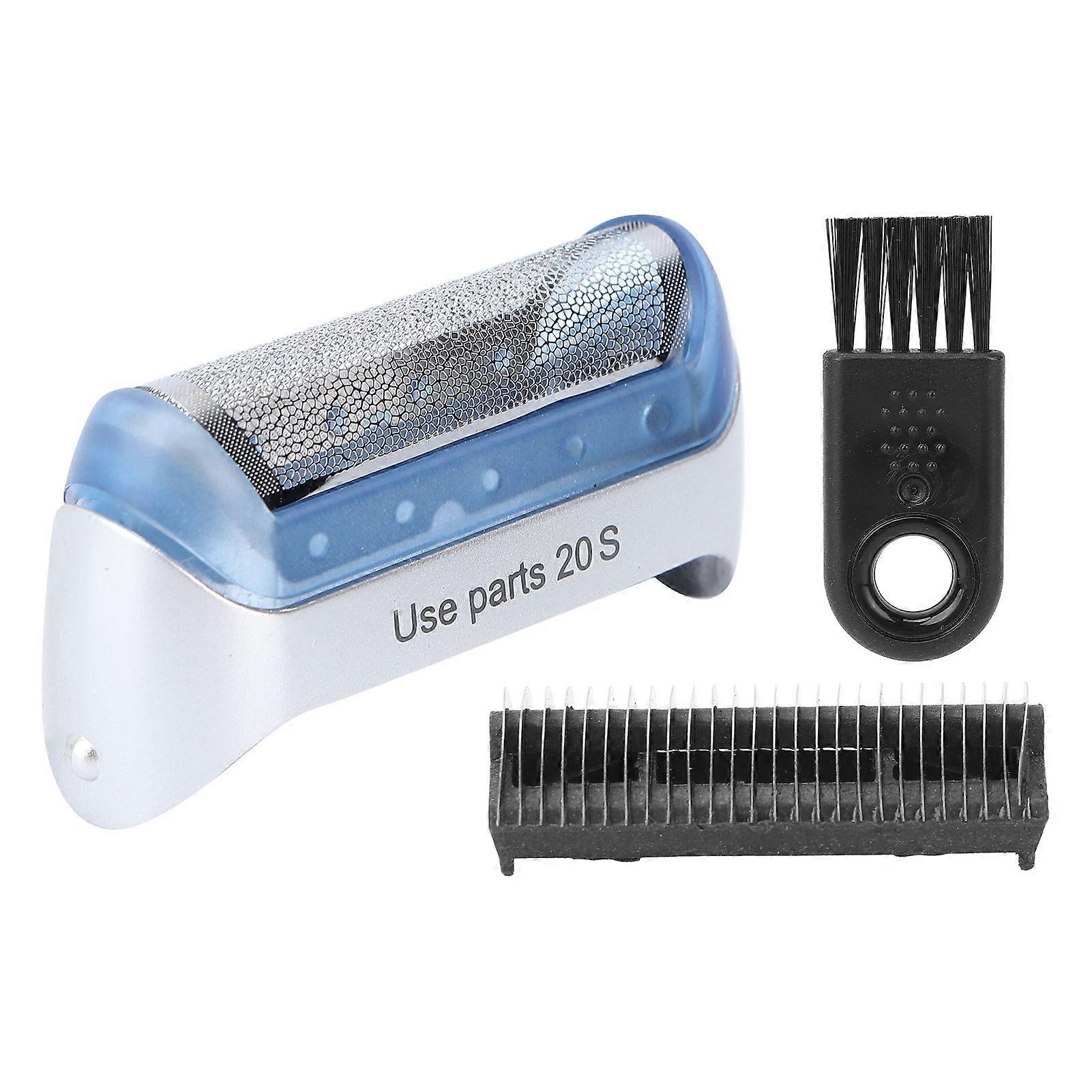 Replace Razor Head Electric Shaver Foil Clean Brush Replacement Parts Fit for Braun 20S