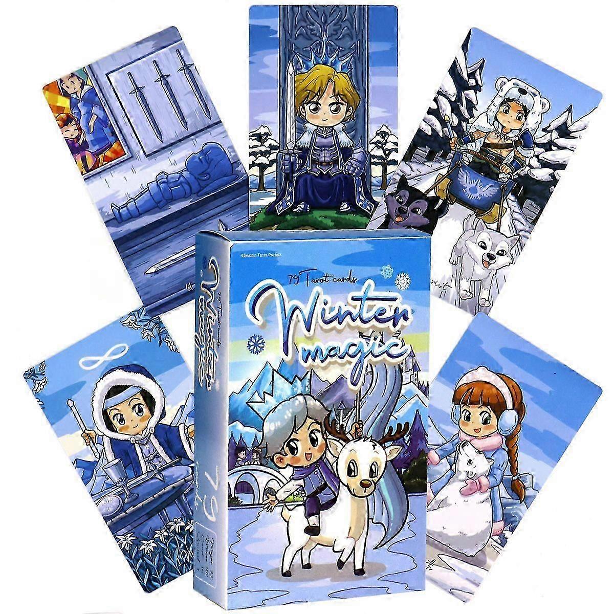 Winter Tarot Deck - Beginner Tarot Cards with Guidebook