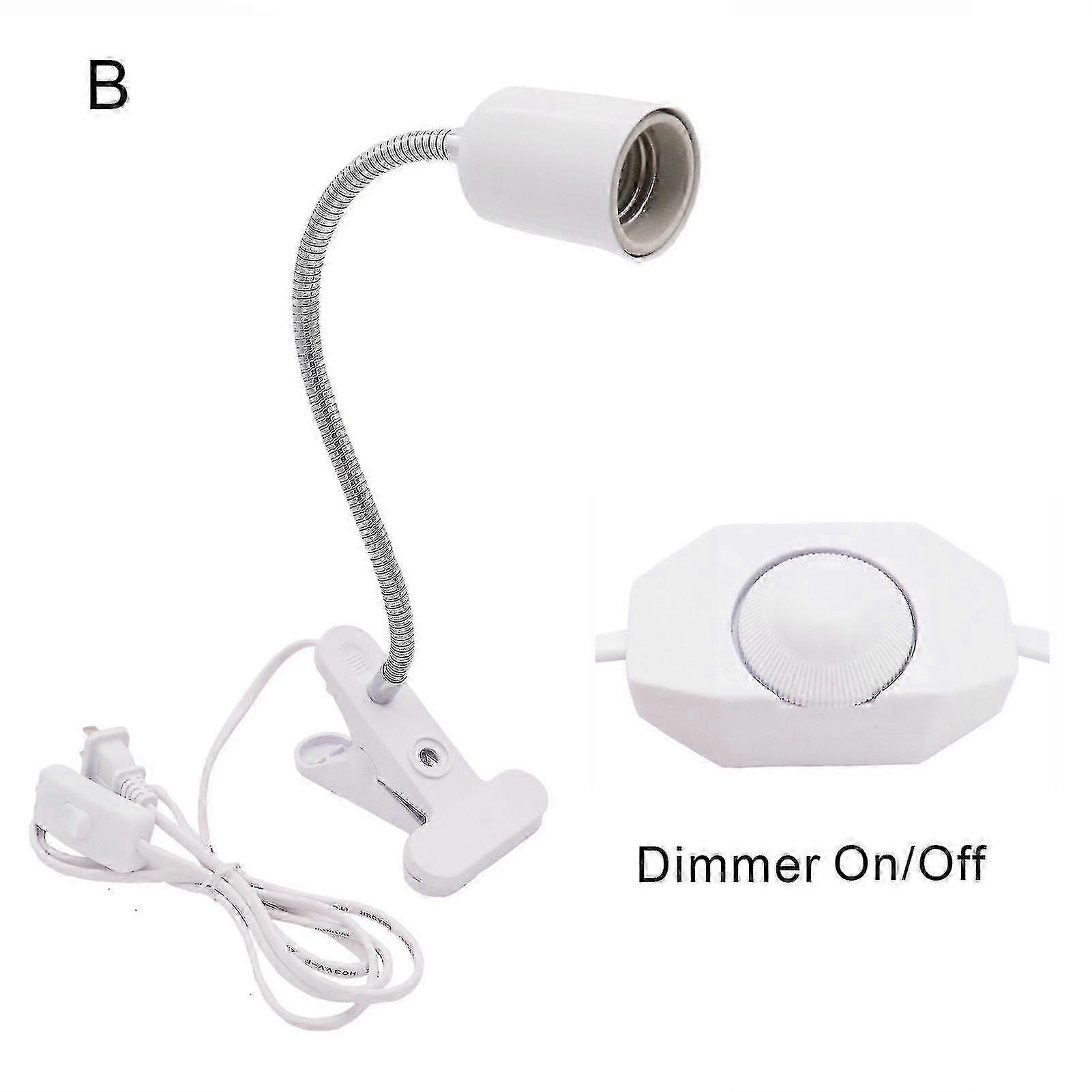 Universal Pet Reptile Tortoise Basking Light Holder Uva Uvb Heating Lamp Clip-size,color:b,white