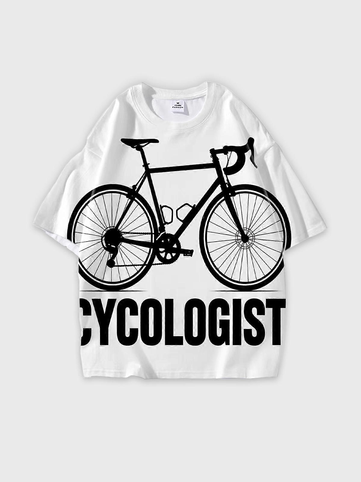 T-Shirt Short Sleeve Round Neck, Summer Casual Loose Graphic Tee, Unisex Pattern U2418