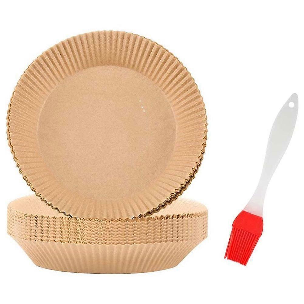 Disposable Paper Liner, Parchment Paper Liners Non-Stick Disposable for Baking Roasting Brown