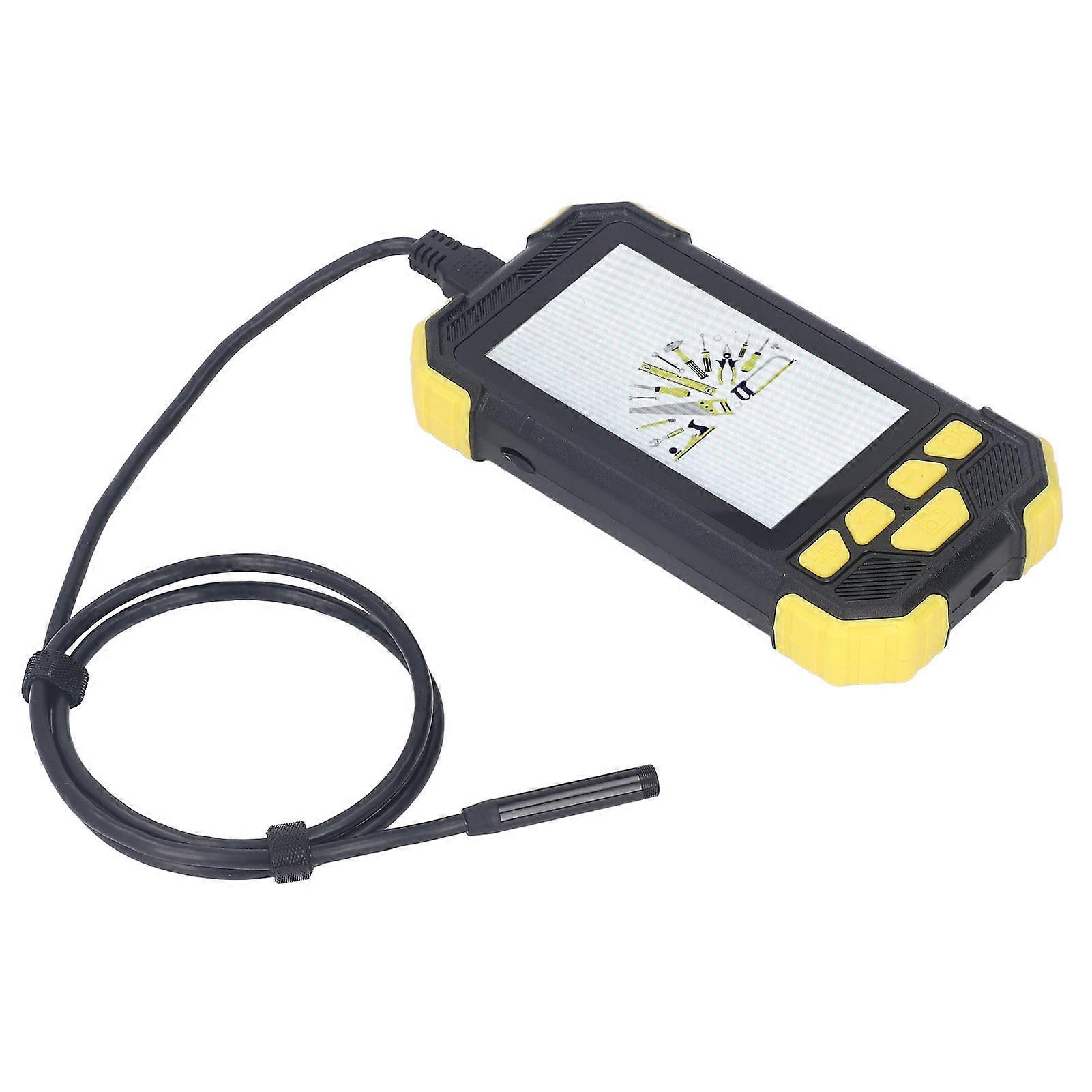 Screen Endoscope 4.3in HD Borescope 8mm Lens 3.5m Cable Portable
