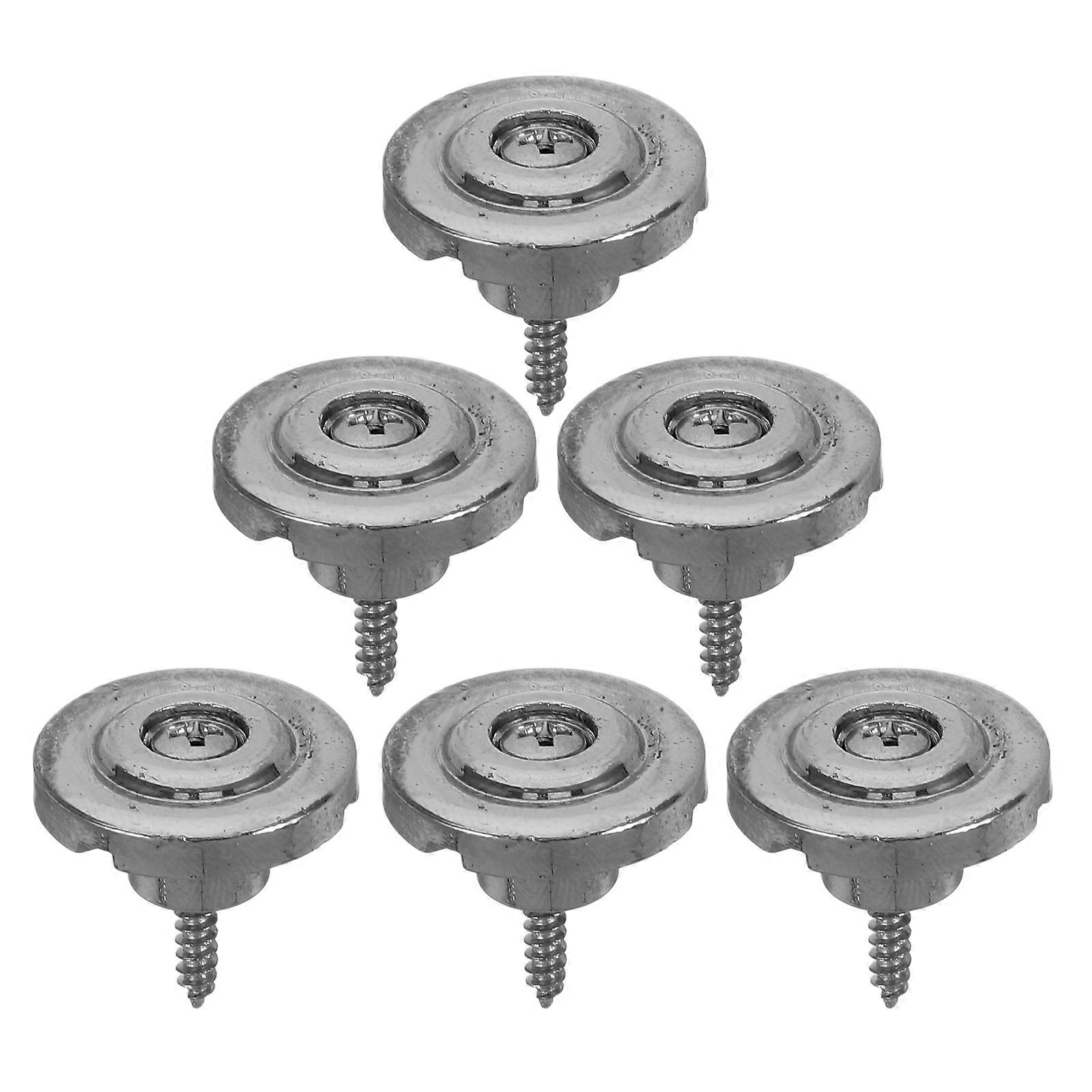 Worgeous 6PCS String Retainer for Electric Bass Guitar with String Mounting Guides Essential Parts and Accessories for Musical Instruments