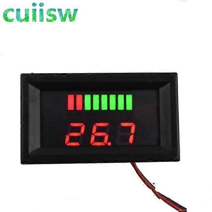 12V-60V - LED Indicator, Lead Acid Battery Capacity Tester, Voltmeter, Reverse Protection