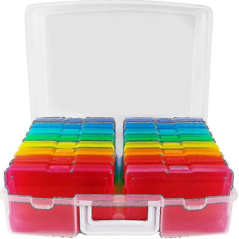 photo storage box 4x6 with 16 inner organiser cases