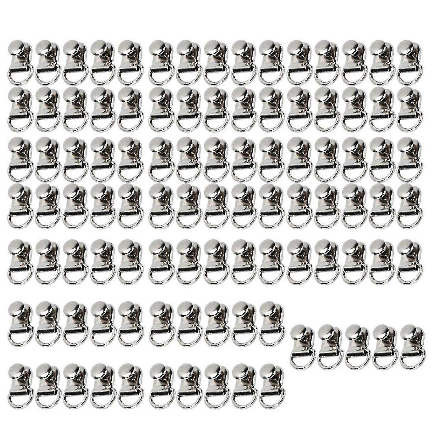 2025 Latest Model 100 Sets Shoelace Hook DRing Eyelet Buckle Brass Shoe