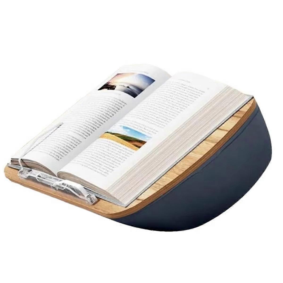Reading Pillow Stand Soft Foam Beanbag Reading Book Pillow Adjustable Viewing Angle Laptops Tablets Stand Cushion