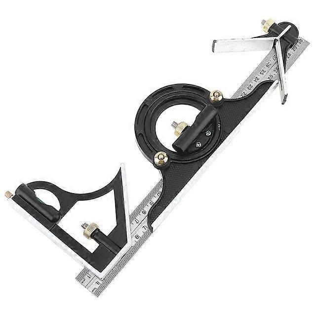 300MM Multi-function Protractor Combination Square Ruler Stainless Steel Measuring Tool Professional Carpenter Tools—BR-Life