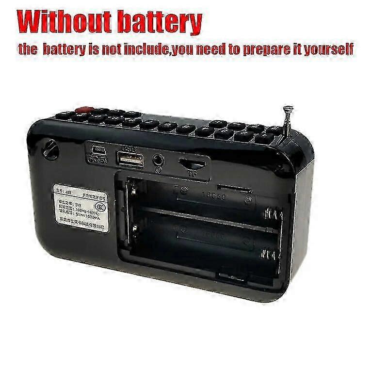 2025 Mini Hi-Fi Bluetooth 5.0 Speaker FM Radio TF\\USB Player Hands-Free Call Fuction Support 3.5mm Earphone And Two 18650 Battery