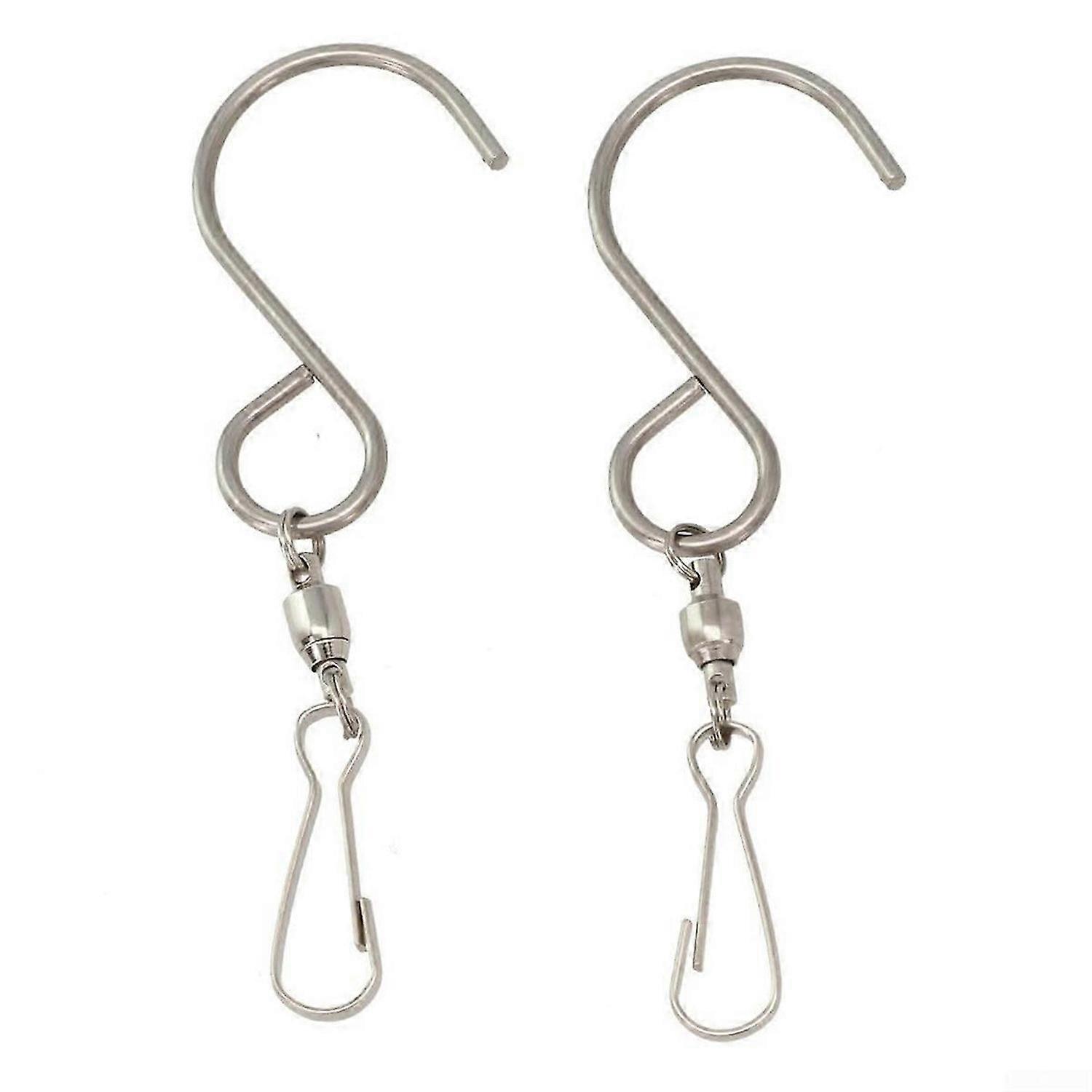 Multi-Purpose Swivel Hooks for Hanging Crystal Twisters and Birdhouses