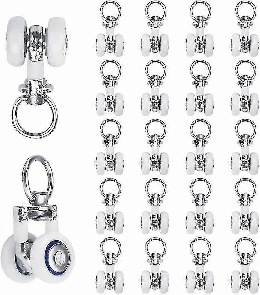 Ain Rail Track Pulley 20pcs Ain Track Rs Silent Pulley Metal Wheeled Rs Dry Rail Wheels Sliding Glider For Er