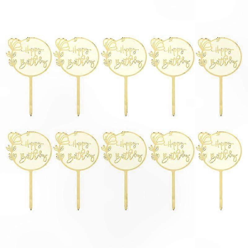 10-Pack Birthday Cake Decorative Cards