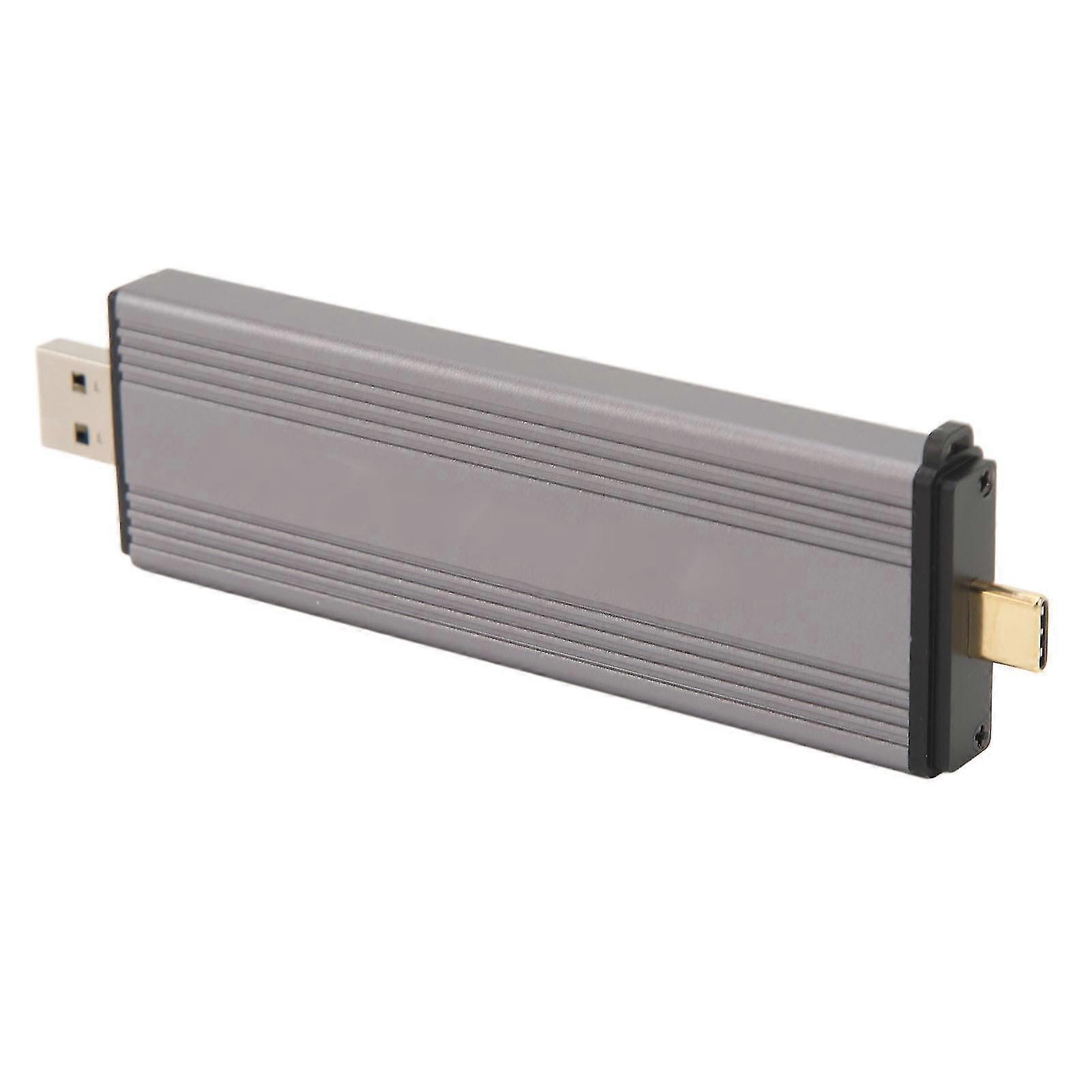M.2 Nvme PCIE NGFF SATA SSD Enclosure USB3.2 Gen2 Type C 10Gbps Support 2TB Storage Aluminum Alloy SSD Enclosure Adapter 2025