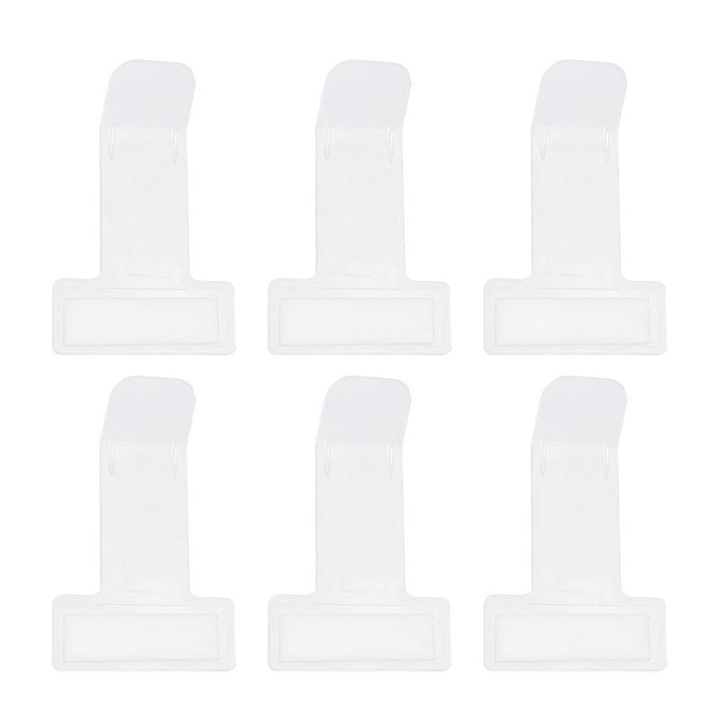 Ticket Folder Plastic for Clamping Ticket 6Pcs Transparent Car Holder