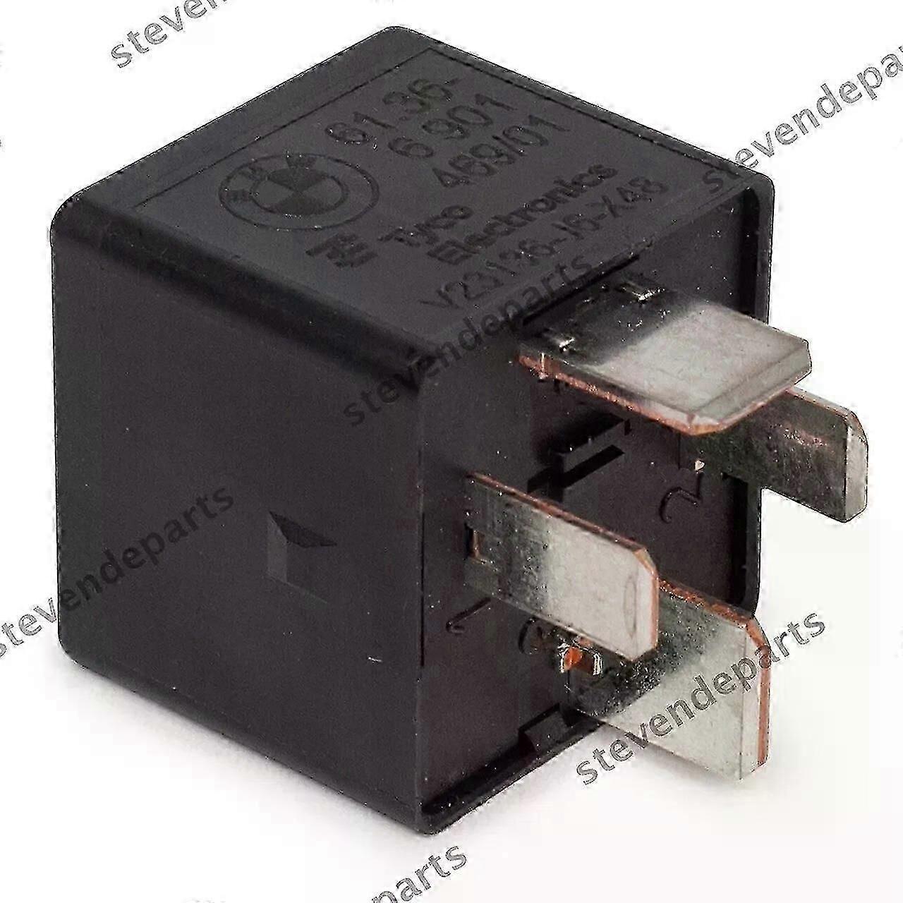 Electrical relay for BMW 1/2/3/5/6 Series - Black switch component 61366901469