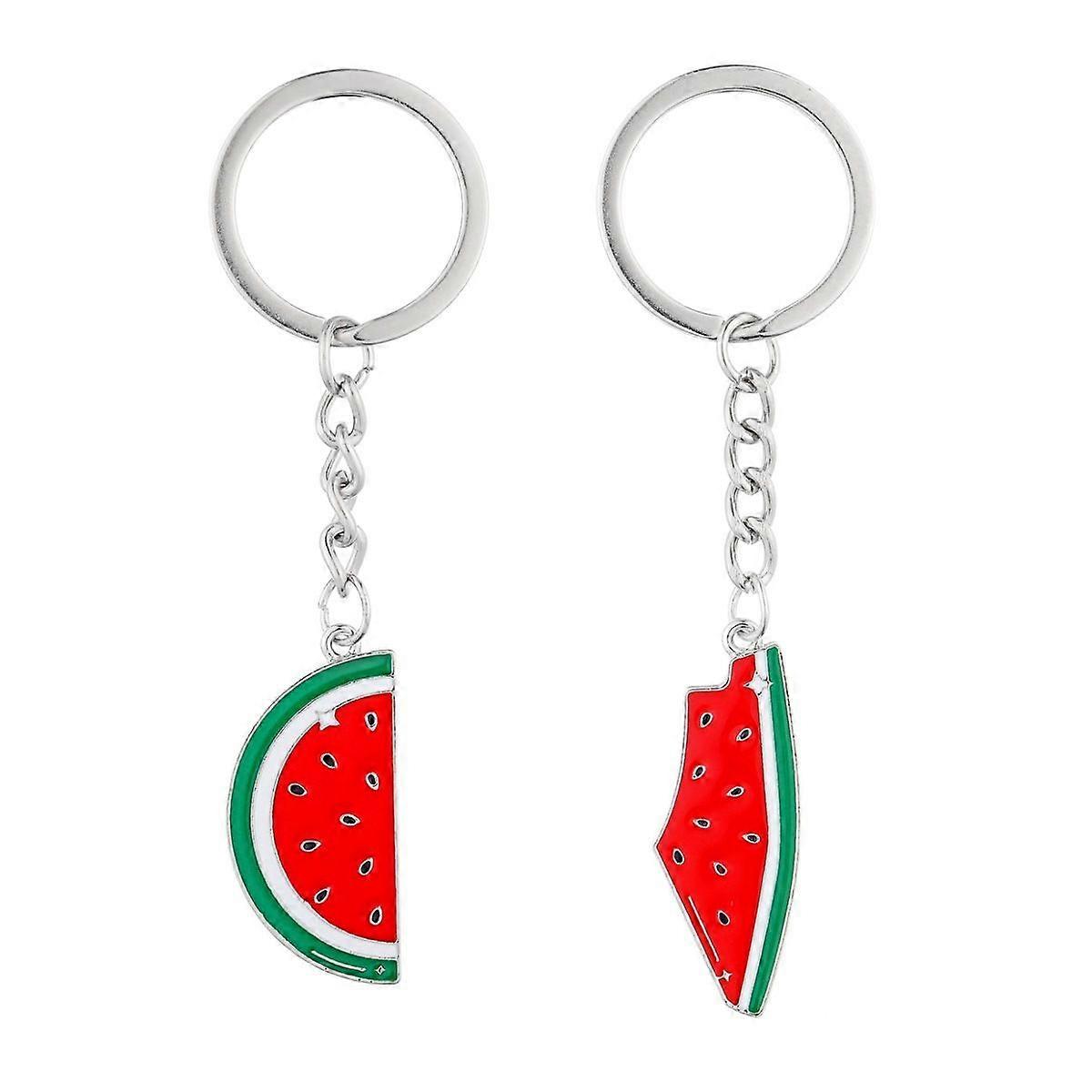 New Watermelon Fruit Keychain, Small and Cute Palestinian Charm Bag Pendant