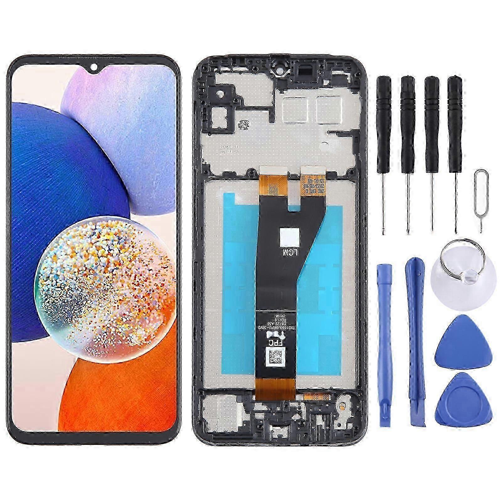 For Samsung Galaxy A14 5G SM-A146P LCD Screen Digitizer Full Assembly with Frameu