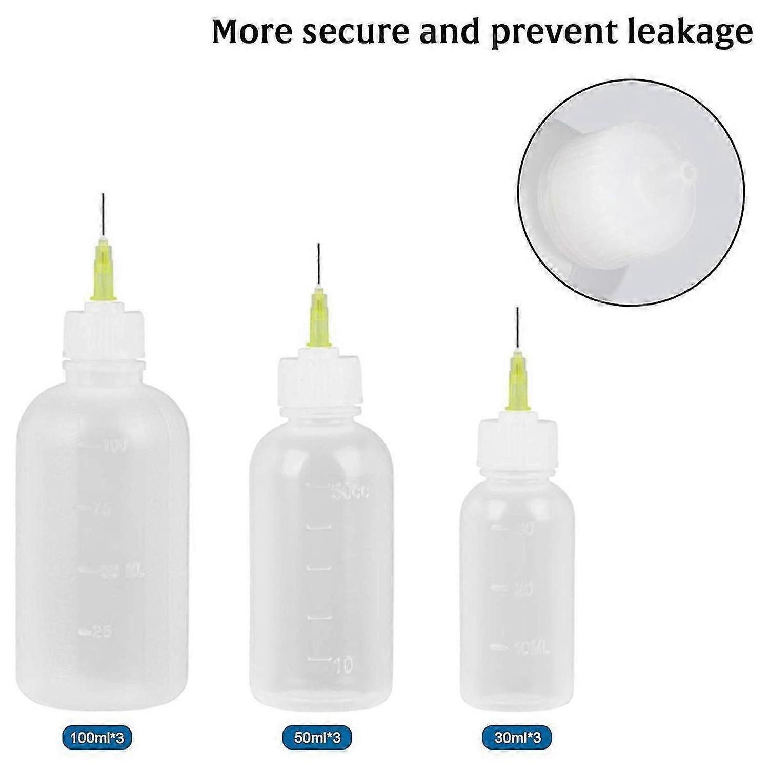 Glue Applicator Bottles,30ml 50ml 100ml Squeezable Dropper Bottles