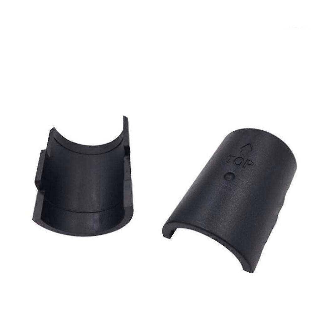 Wire Shelf Clamp Plastic Clip for Pipe Fixing with 50Pcs Set Black