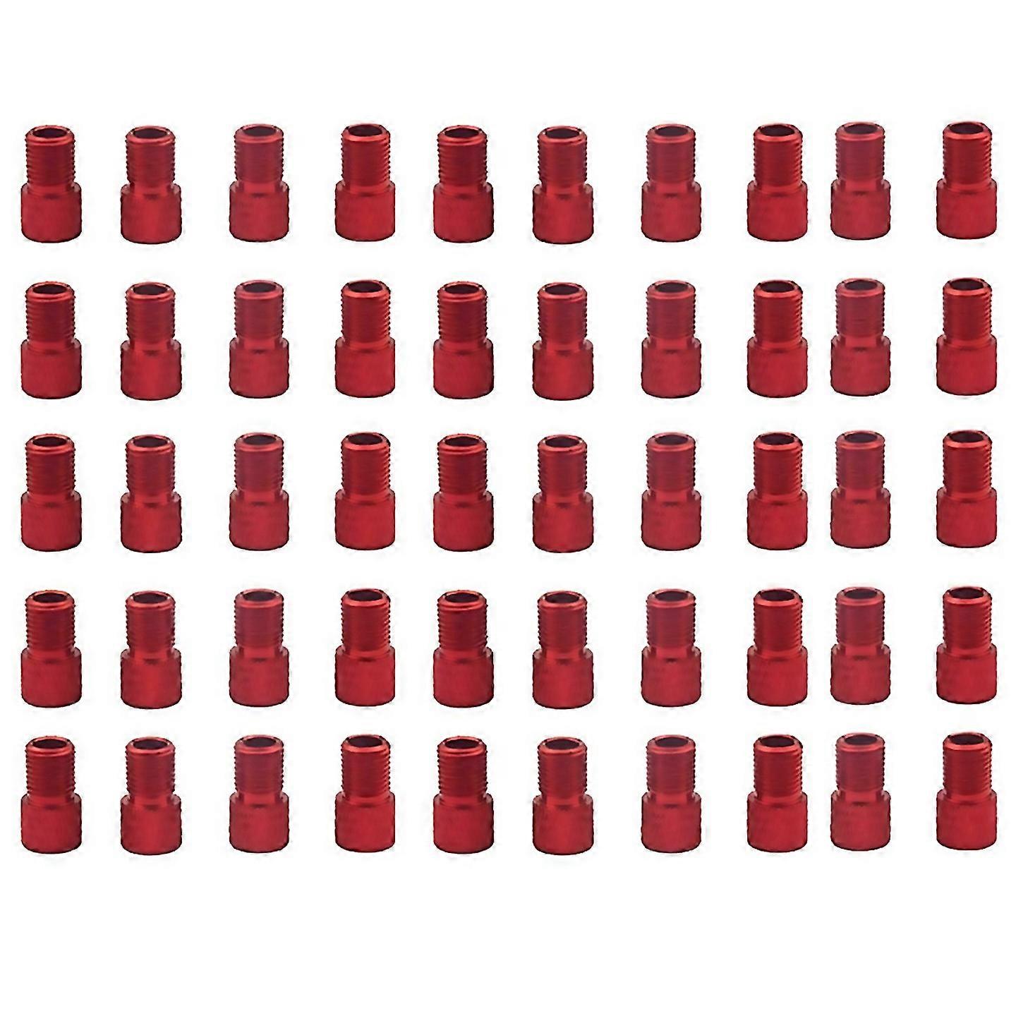 For Aluminum Alloy Bicycle Valve Adapterbicycle Accessories Red