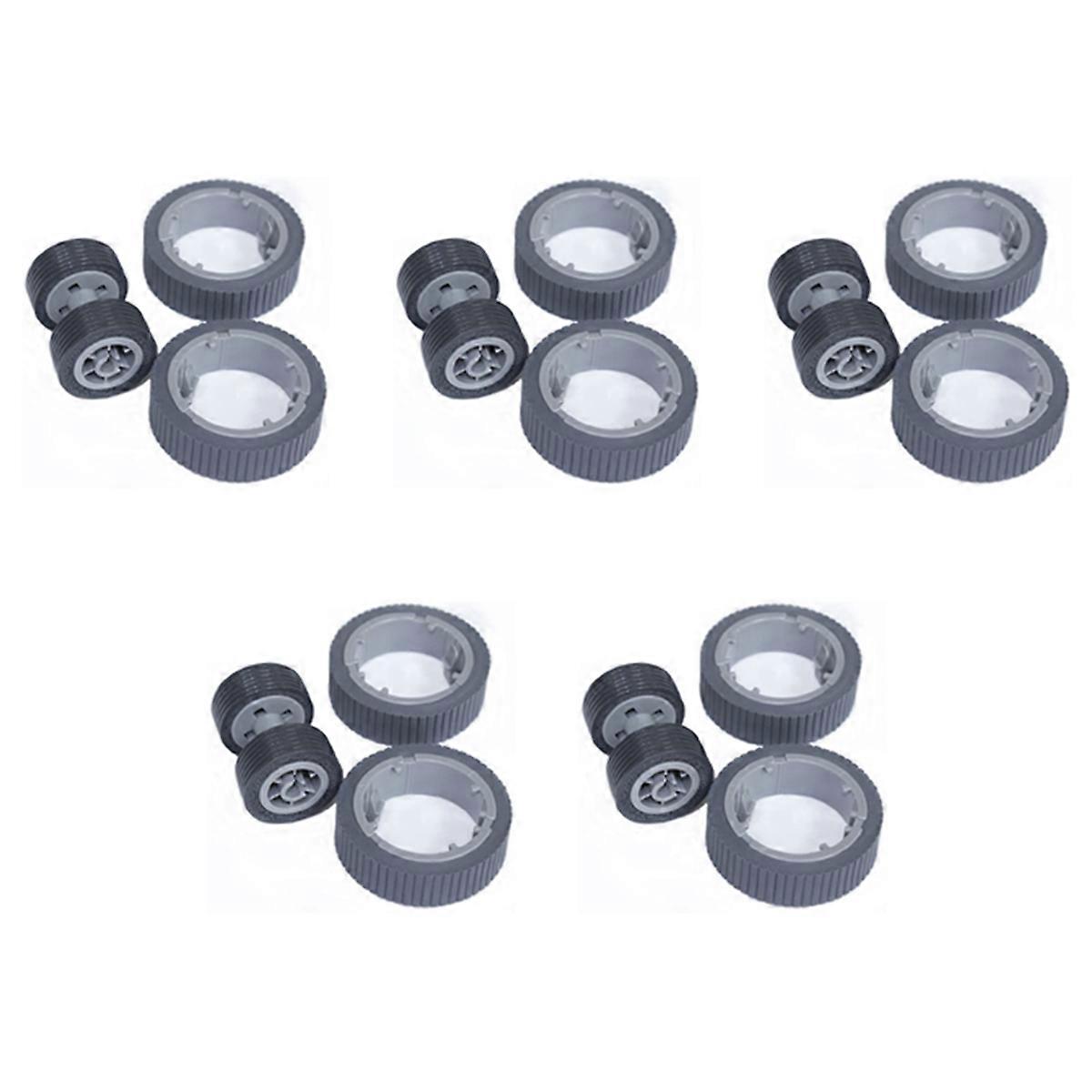 5X Pa03670 - 0001 Pa03670 - 0002 Consumable Set Pick Roller + Brake Roller PICKUP Roller for Fi-7160