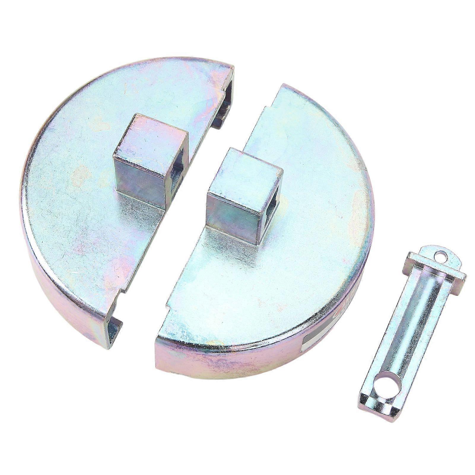 Lockout Tagout Drum Security Lock Zinc Alloy Versatile Easy to Use Drum Bung Lock for 72 to 85mm Oil Drum Plug Lock