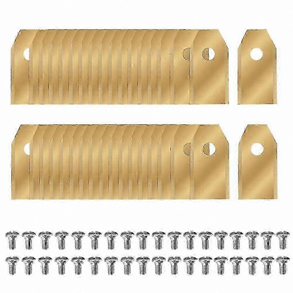 36 Replacement Blades for Robotic Lawn Mower with Screws, Compatible with Segway Navimow Models I105N/I108N/H500N/H800N