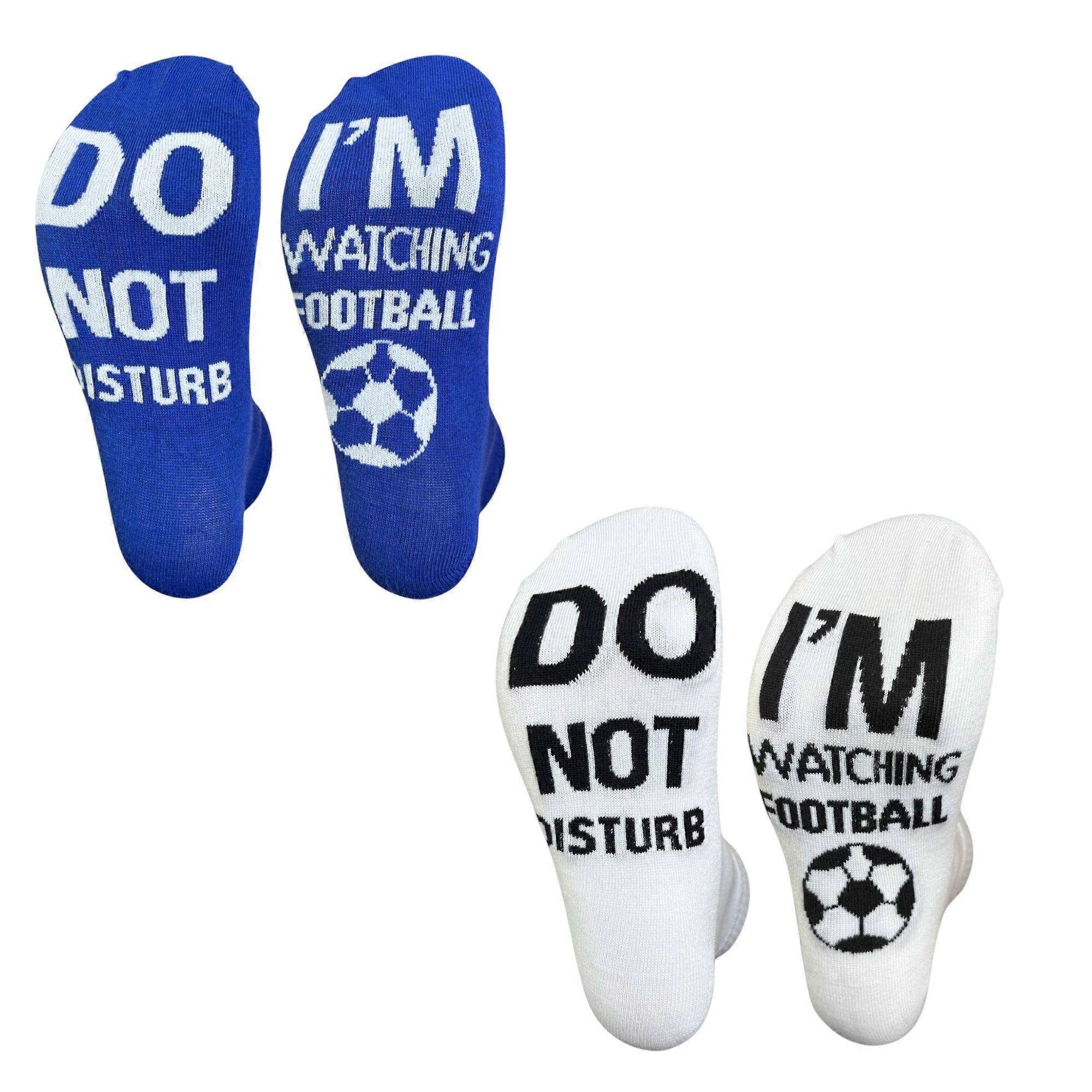 2-pack Stör ej Fotboll Blå/Vit