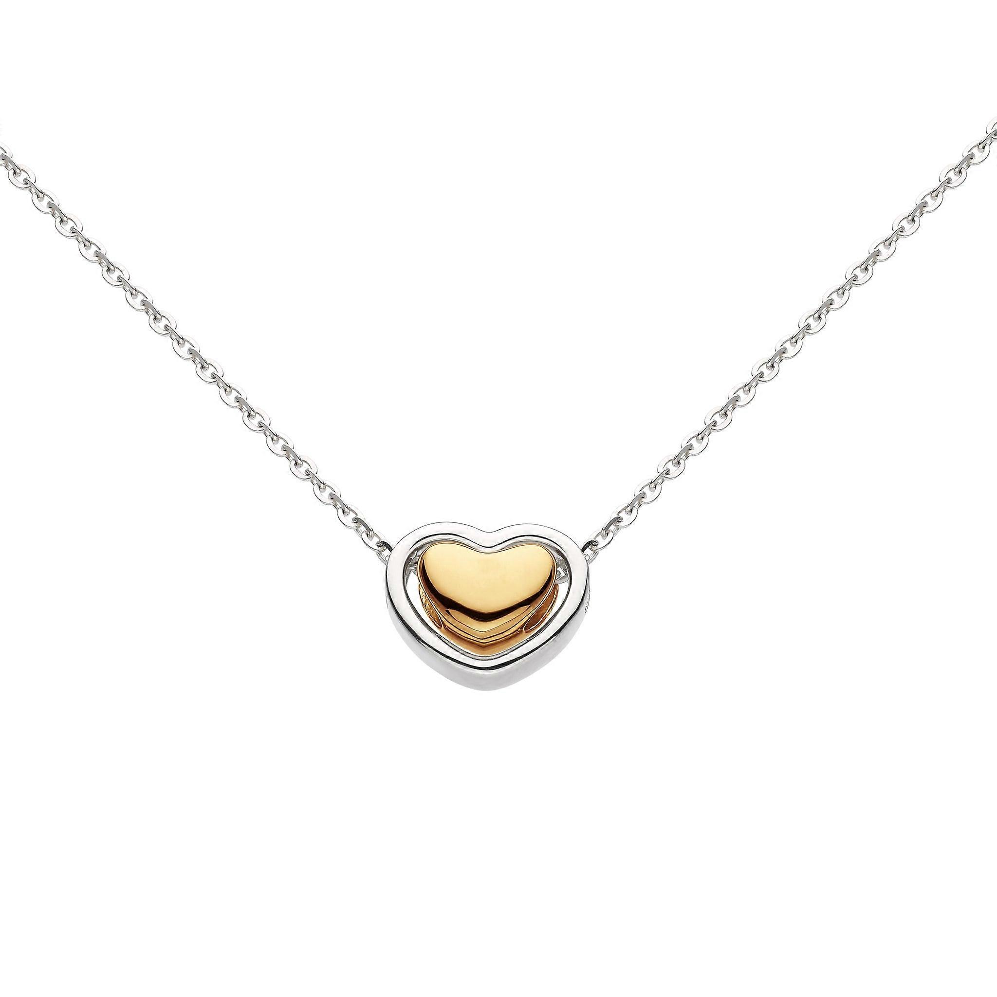 Kit Heath Heart of Gold Rhodium Gold Plated 18" Necklace 99001GRP