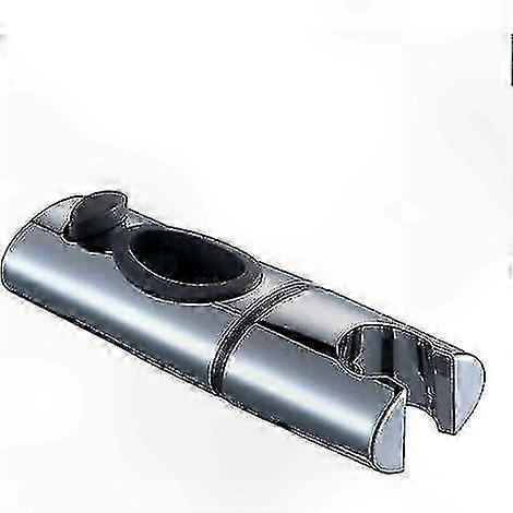 Chrome ABS Shower Head Holder with Adjustable 360° Rotation for Handheld Showers in Oval Bathrooms