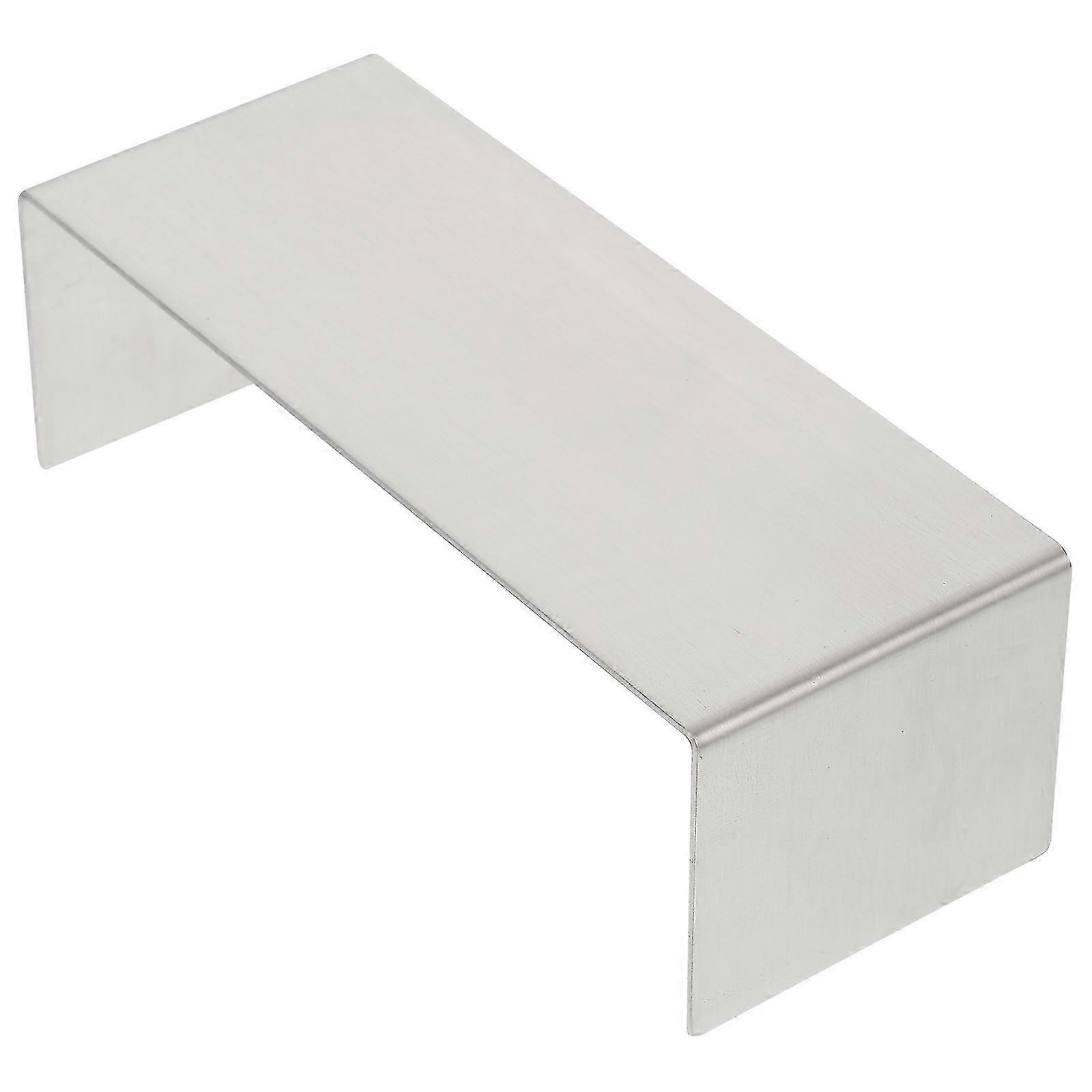 rustfritt stål sko display rack 20x8cm enkel stil for butikk 1 stk