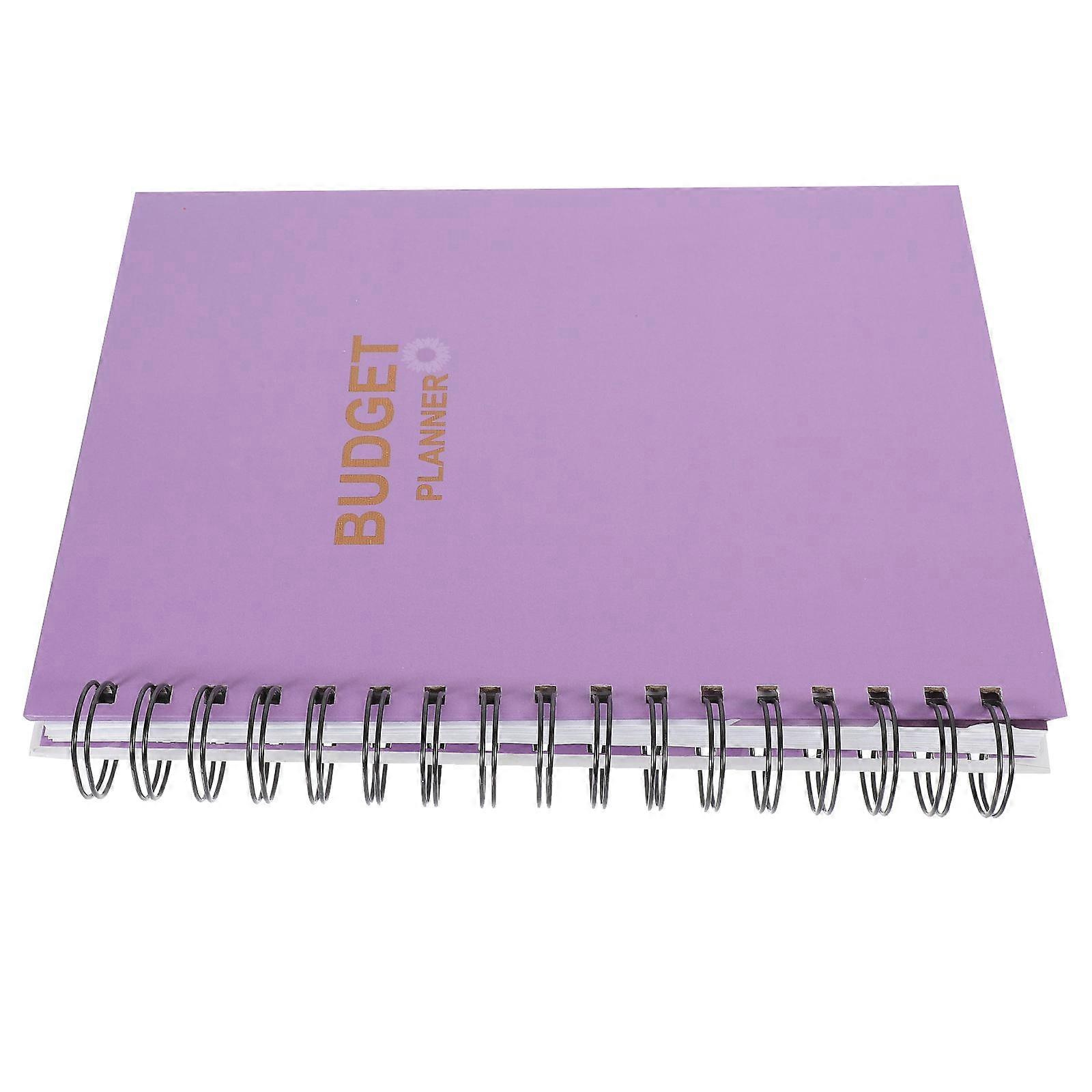 Monthly Budget Planner Notebook for Planning Purposes 3Pcs Purple