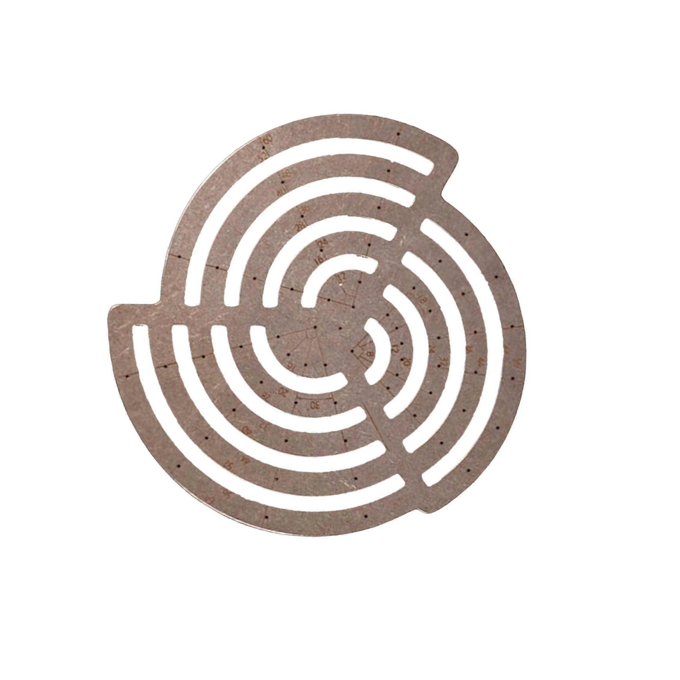 Circle Ruler Round Leather Corner Cutting Template DIY Leather Craft Tool