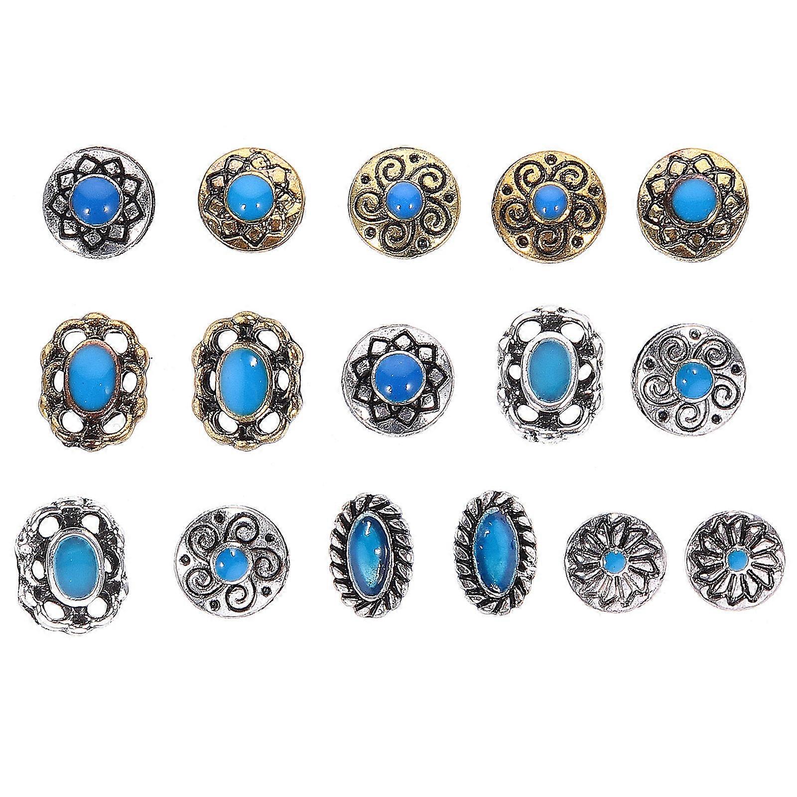 Decorative Nail Charms 10 Sets Retro Design For Nails Multi Color Art Ornaments Perfect For Christmas And Special Occasions
