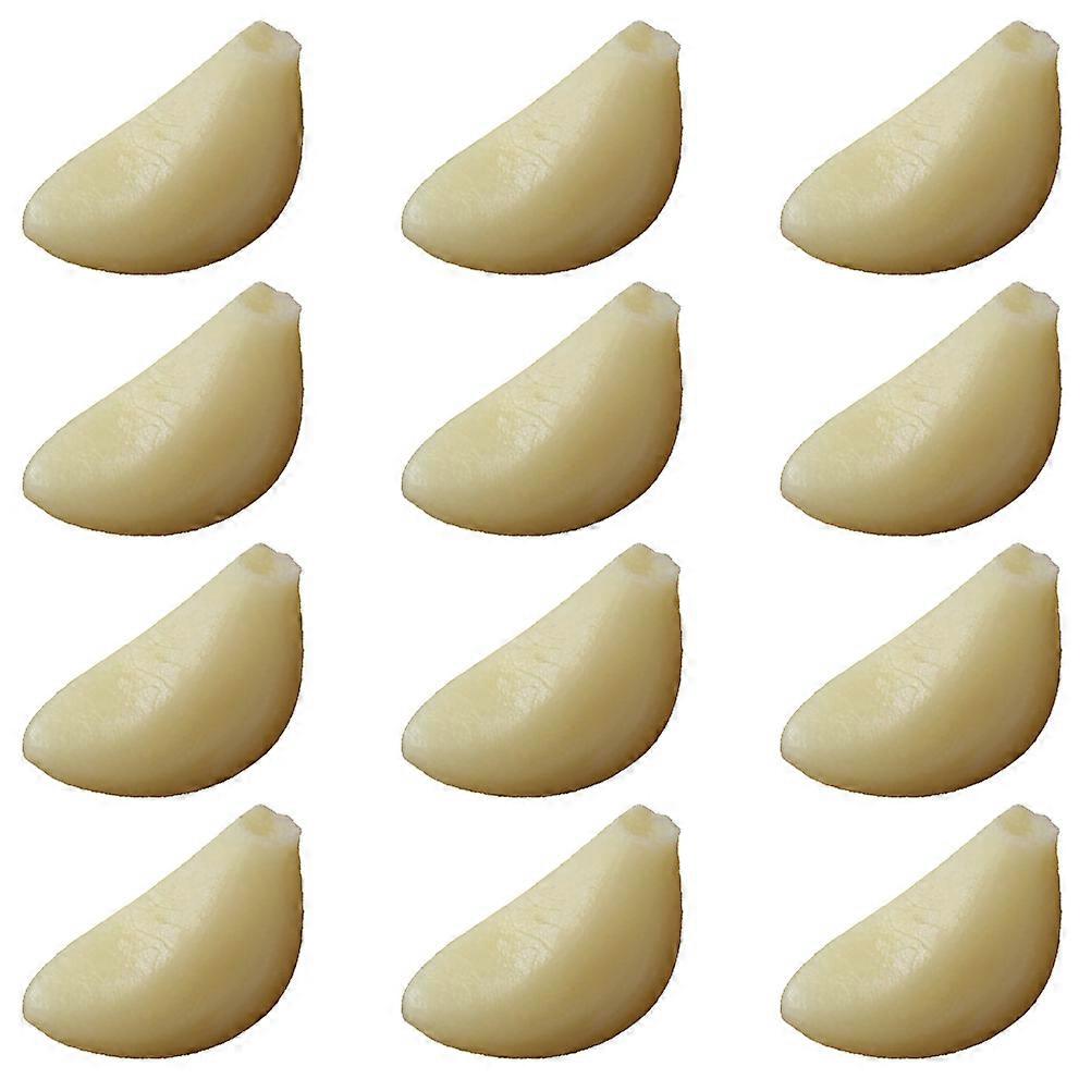 Garlic Flakes Decor for Home and School Use 24Pcs Artificial Model