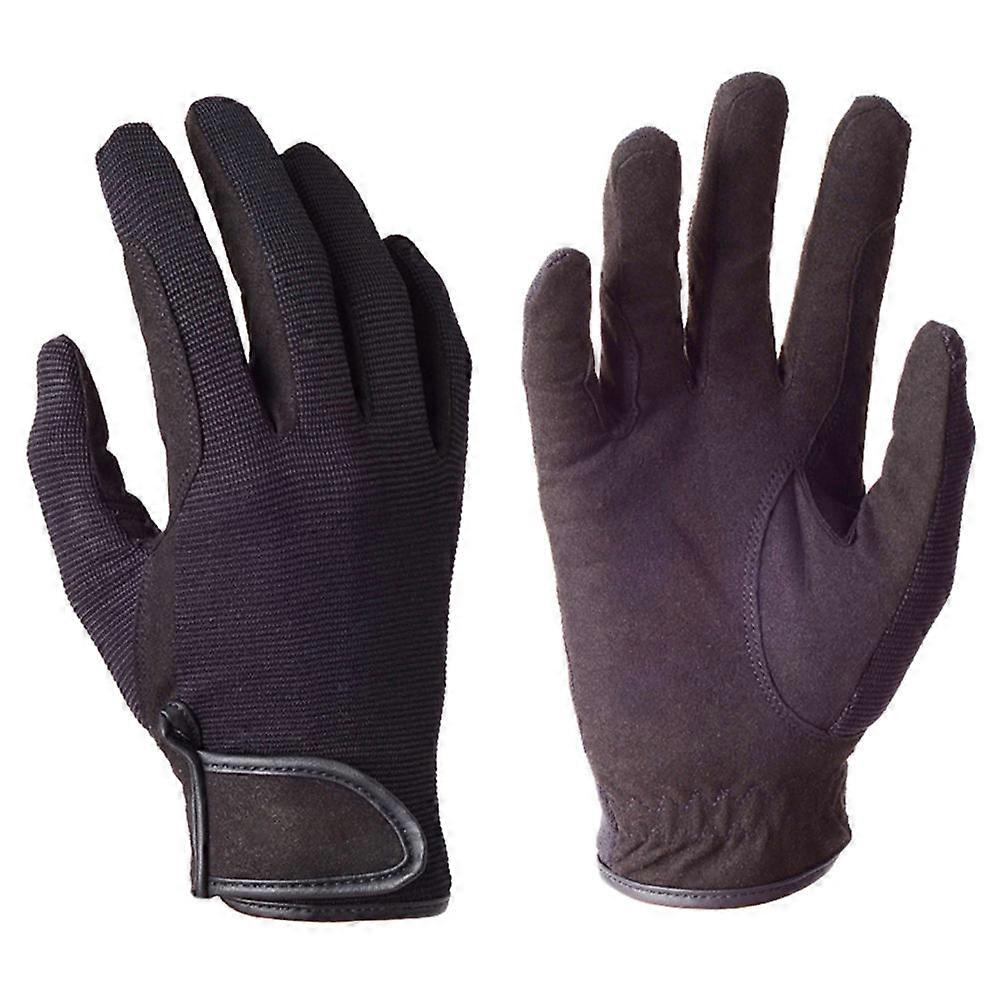 Riding Gloves Equestrian Training Gloves for Riding Use 3Pairs Black