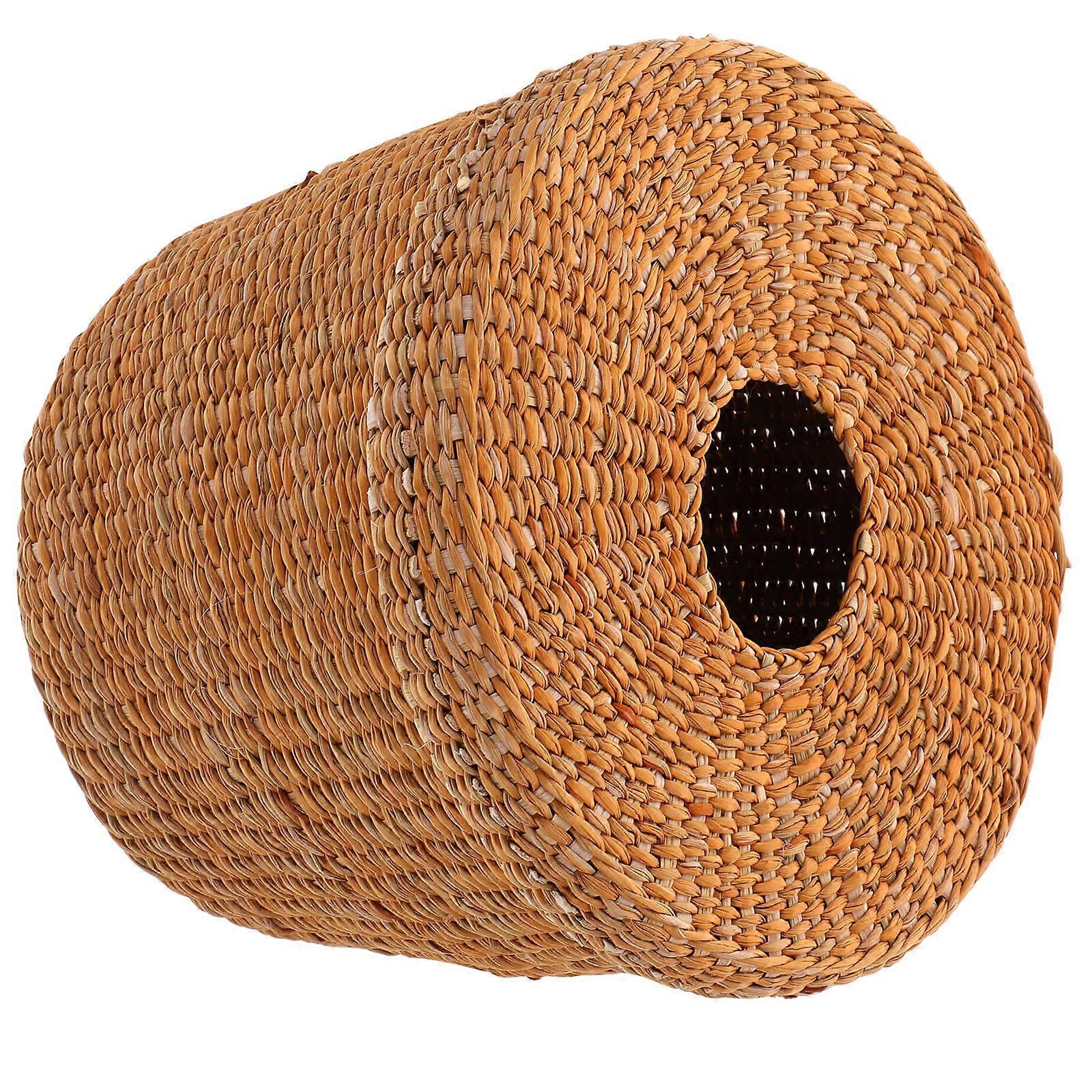 Tissue Holder Straw Napkin Box for 2Pcs with Woven Design