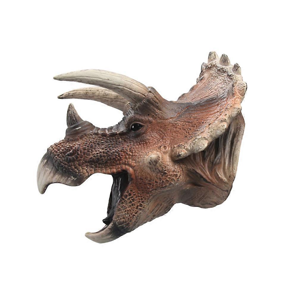 Dinosaur Hand Puppet for Role Play Toys Triceratops 3Pcs for Children
