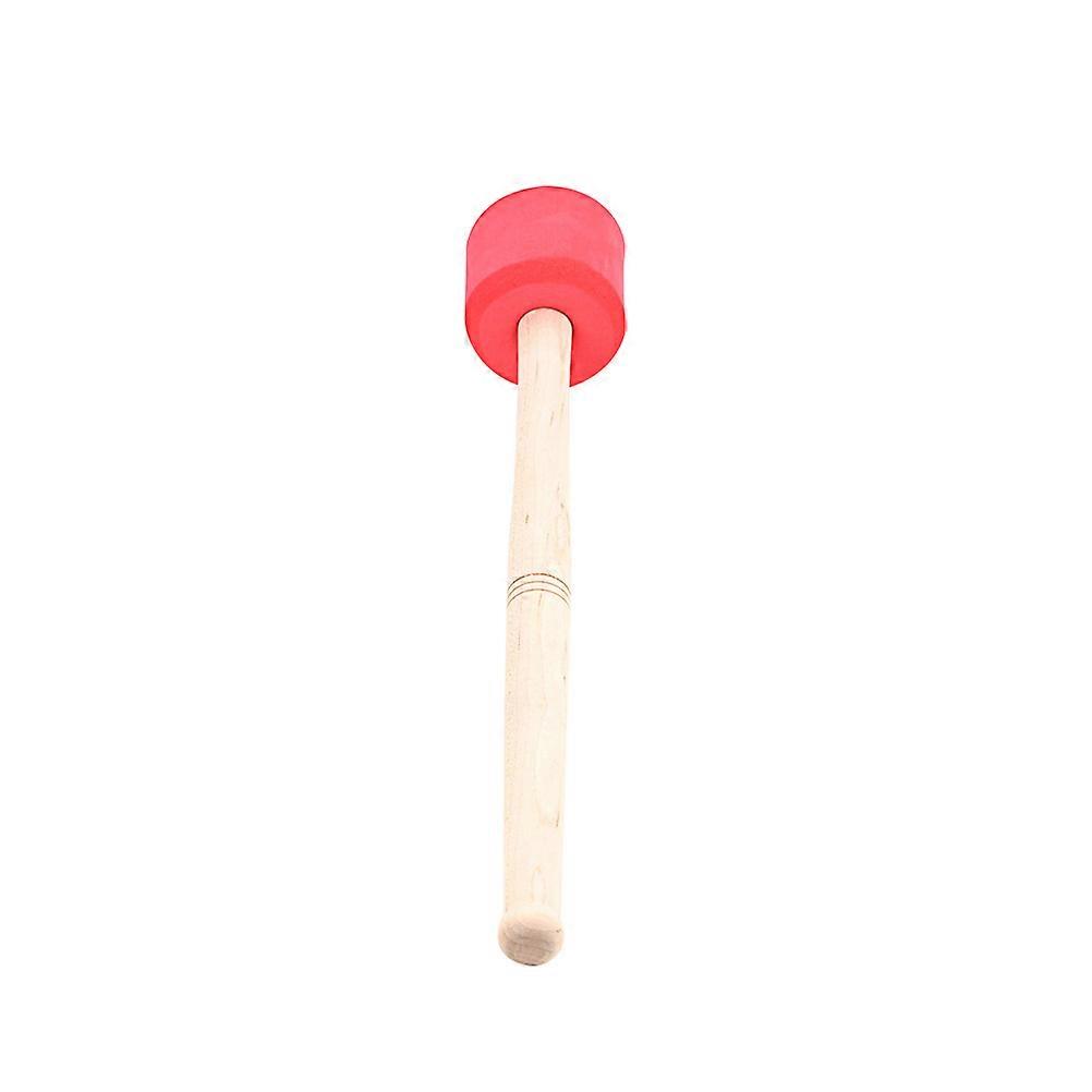Performance Drum Mallet Wooden Stick 2Pcs Red Instrument Percussion