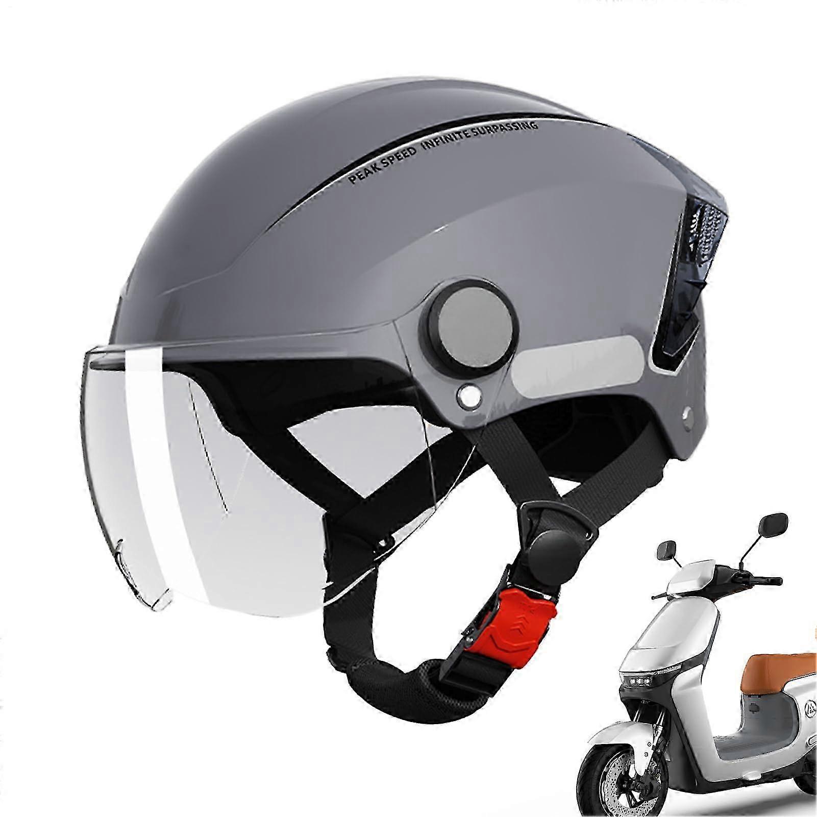 Bicycle Helmet for Adults, Adjustable Women's Helmet with Ventilation, Protective Gear for Skateboard and E-Scooter, Grey 2025