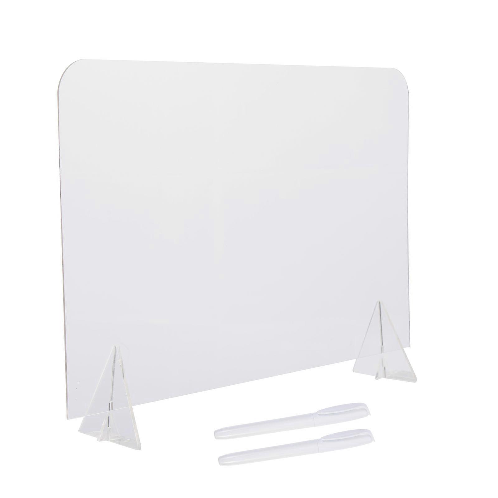 Office Notice Board Acrylic Memo Board School Use Message Recording 30X20X05CM Simple Design 1Set