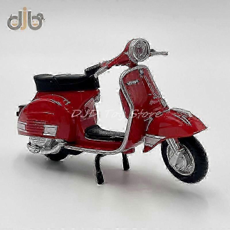 1:18 Diecast Motorcycle Model Toy 1976 Vespa 200 Rally Replica For Collection