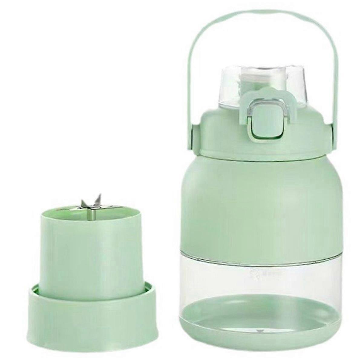 Electric Citrus Juicer, Two Lids, Portable Blender for Smoothies, Multifunctional Portable Large Ca