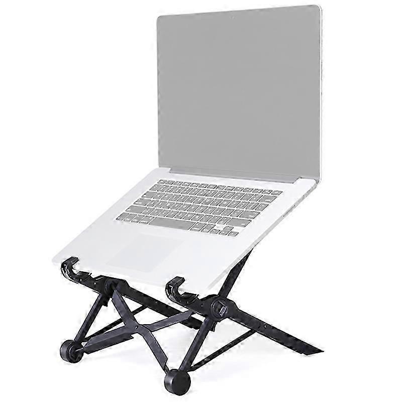 Nexstand K2 Laptop Height Extender Holder Stand Folding Portable Computer Heat Dissipation Bracket, Size: 35.4x4x4cm(Black)