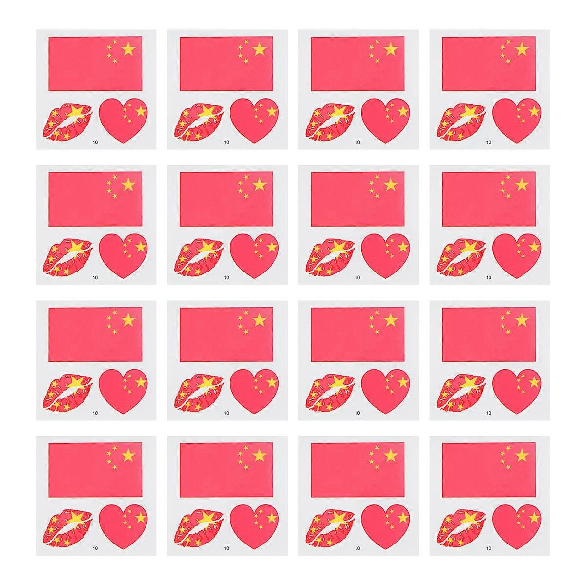 Temporary Disposable 25 Sheets For All Ages In Red Shape With Safe To Use Functionality