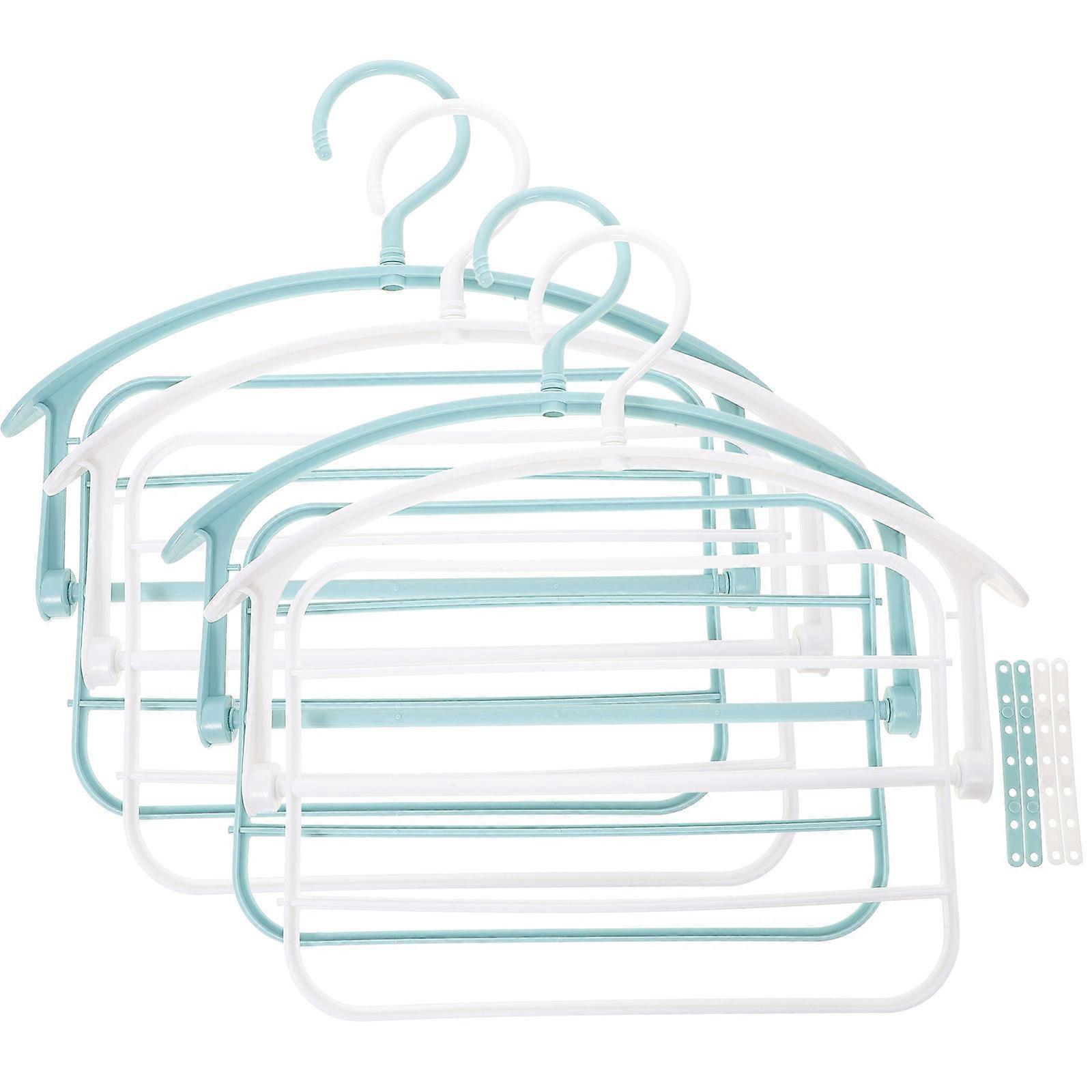 Multi Functional Pants Rack Clothes Hangers for Home 16Pcs Set