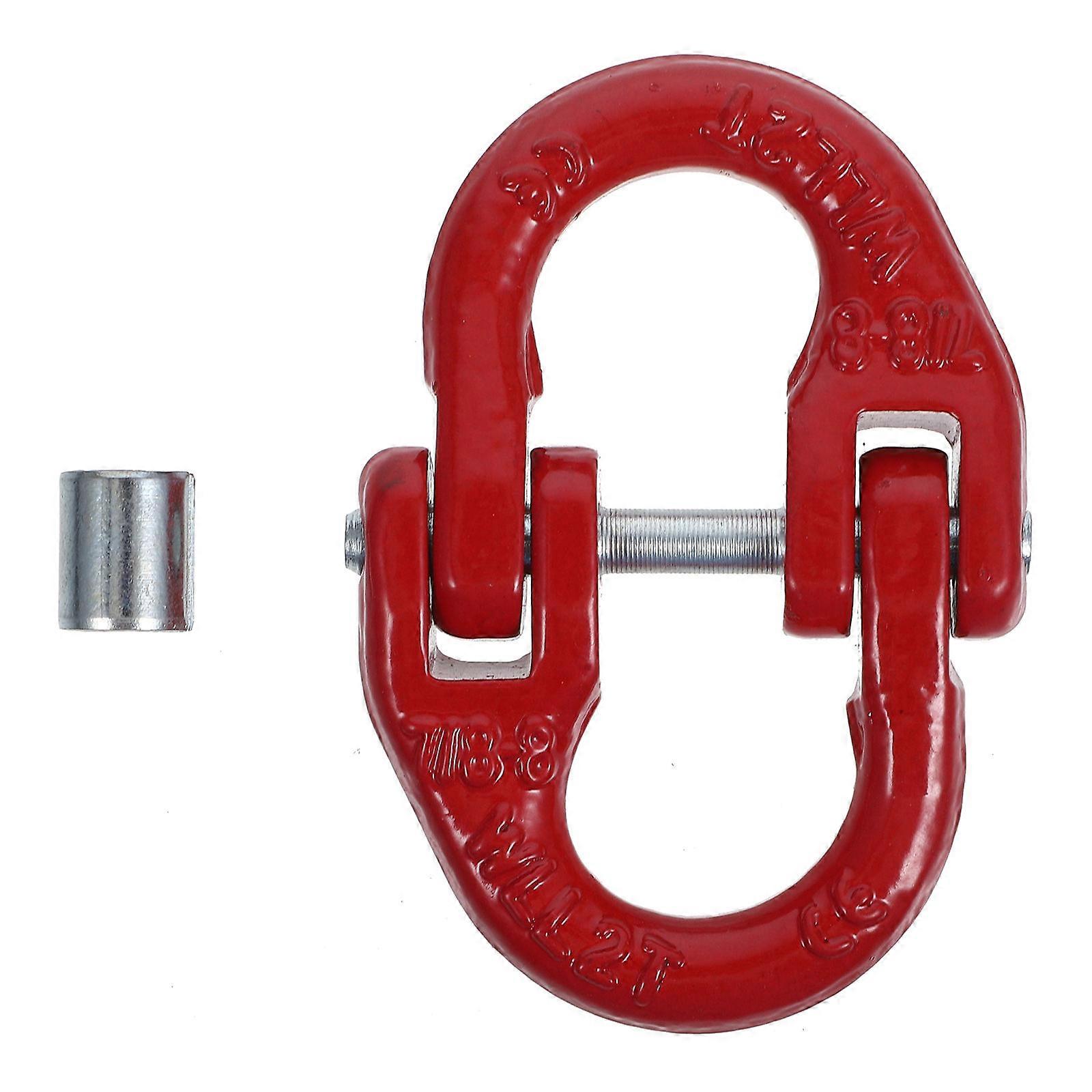 Industrial Use Safety Chain Attachment Steel Connecting Link Tow Hitch Connector 2Pcs